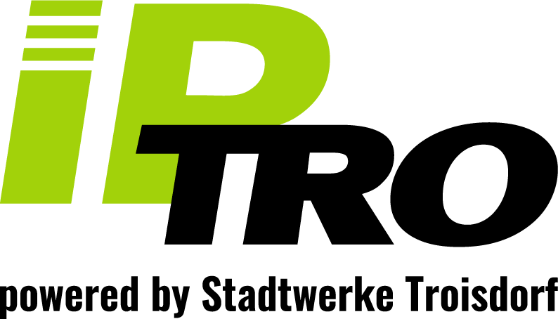 IPTRO Logo in grün und schwarz 