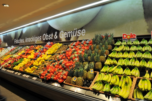 Edeka Obst und Gemüse Abteilung Edeka Klein-Heßling