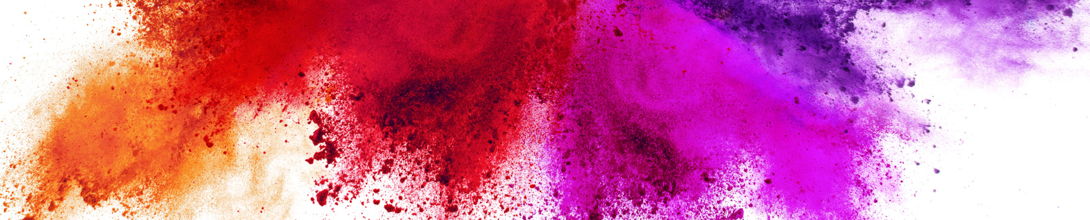 Farbenexplosion von lebendigen Farben 